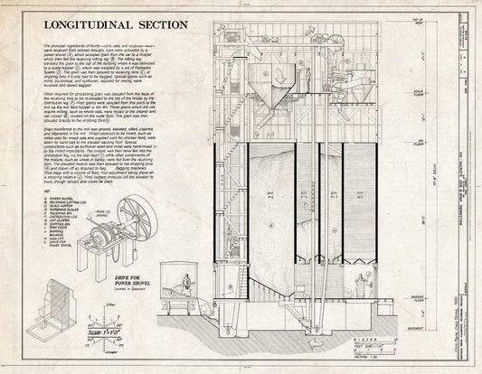 Blueprint HAER NY,15-BUF,49- (Sheet 2 of 2) - Wollenberg Grain & Seed Elevator, 133 Goodyear Avenue, Buffalo, Erie County, NY