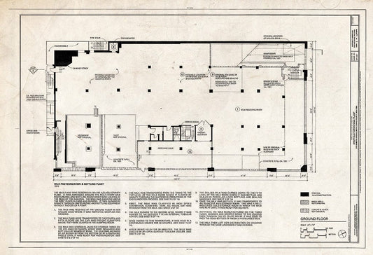 Blueprint HAER NY,3-Bronx,16- (Sheet 2 of 14) - Sheffield Farms Milk Plant, 1075 Webster Avenue (Southwest Corner of 166th Street), Bronx, Bronx County, NY