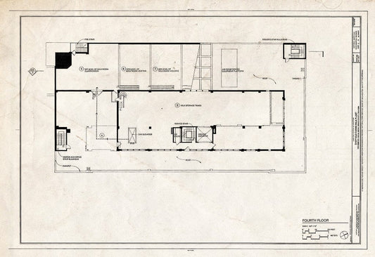Blueprint HAER NY,3-Bronx,16- (Sheet 5 of 14) - Sheffield Farms Milk Plant, 1075 Webster Avenue (Southwest Corner of 166th Street), Bronx, Bronx County, NY