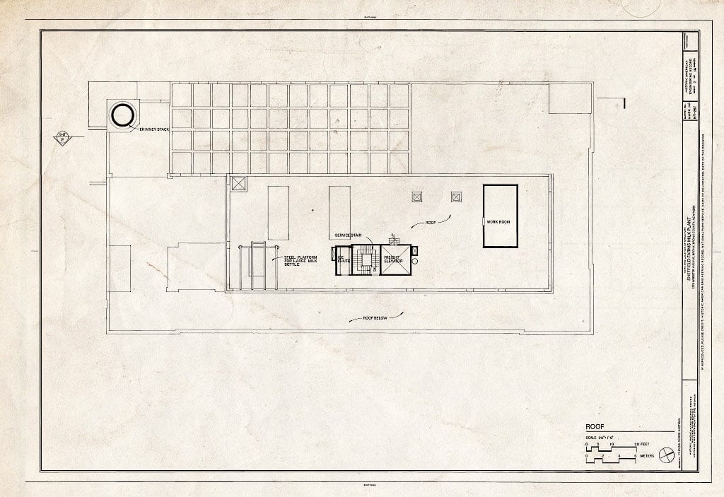 Blueprint HAER NY,3-Bronx,16- (Sheet 7 of 14) - Sheffield Farms Milk Plant, 1075 Webster Avenue (Southwest Corner of 166th Street), Bronx, Bronx County, NY