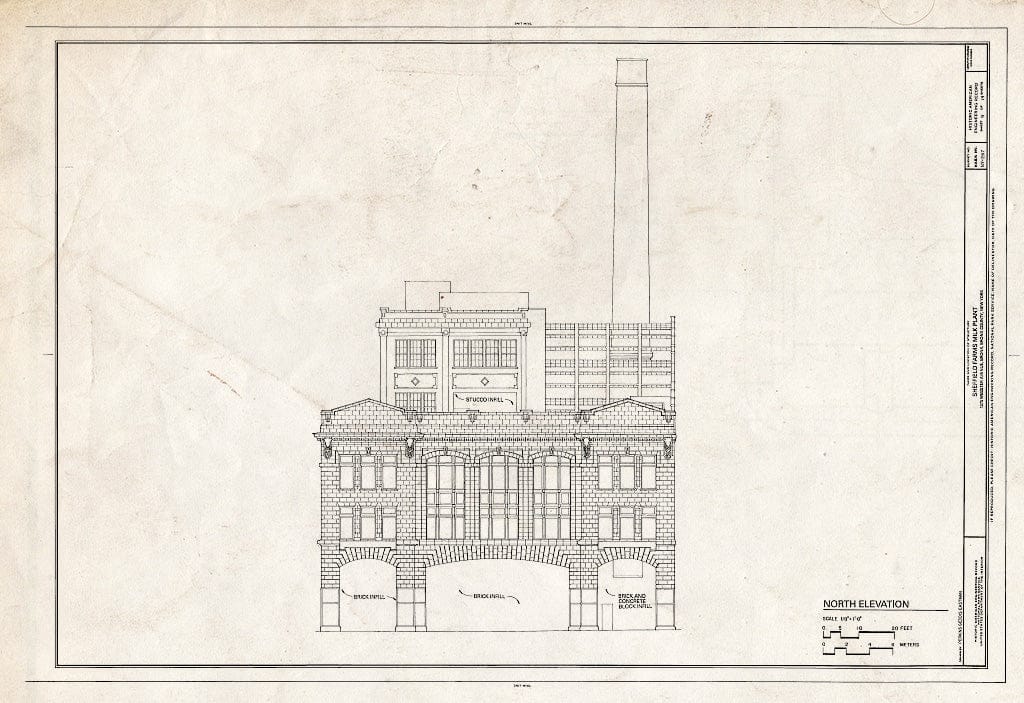 Blueprint HAER NY,3-Bronx,16- (Sheet 9 of 14) - Sheffield Farms Milk Plant, 1075 Webster Avenue (Southwest Corner of 166th Street), Bronx, Bronx County, NY