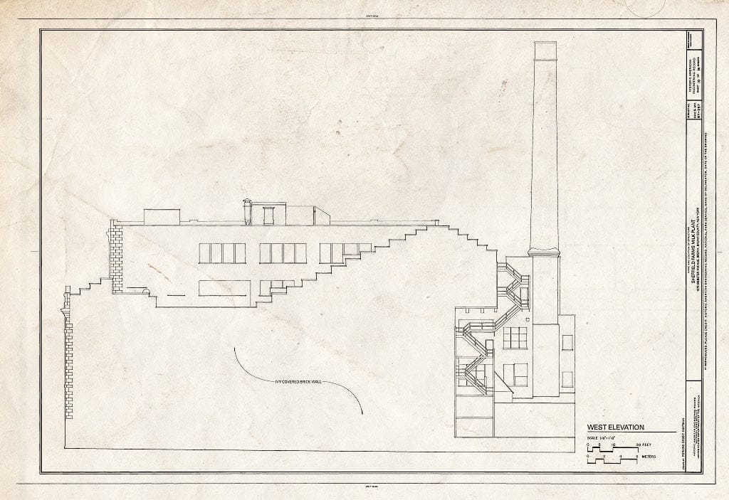 Blueprint HAER NY,3-Bronx,16- (Sheet 10 of 14) - Sheffield Farms Milk Plant, 1075 Webster Avenue (Southwest Corner of 166th Street), Bronx, Bronx County, NY