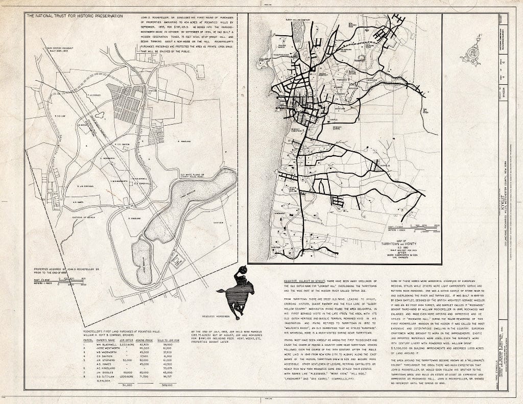Blueprint HABS NY,60-POHI,1- (Sheet 4 of 6) - Kykuit, 200 Lake Road, Pocantico Hills, Westchester County, NY