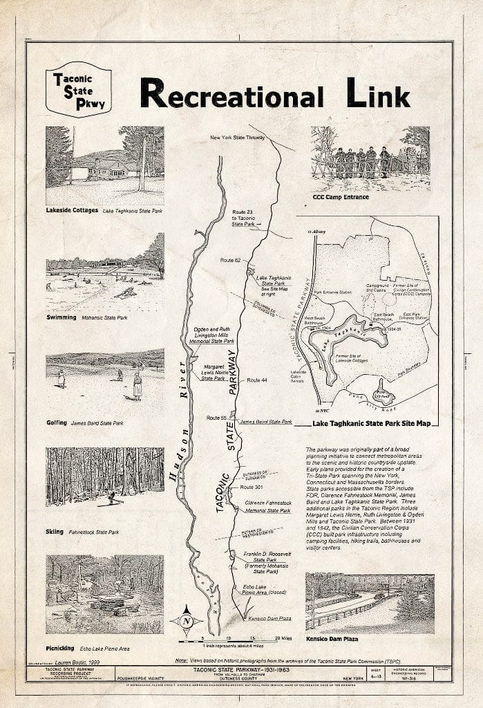 Blueprint HAER NY,14-POKEP.V,1- (Sheet 6 of 13) - Taconic State Parkway, Poughkeepsie, Dutchess County, NY