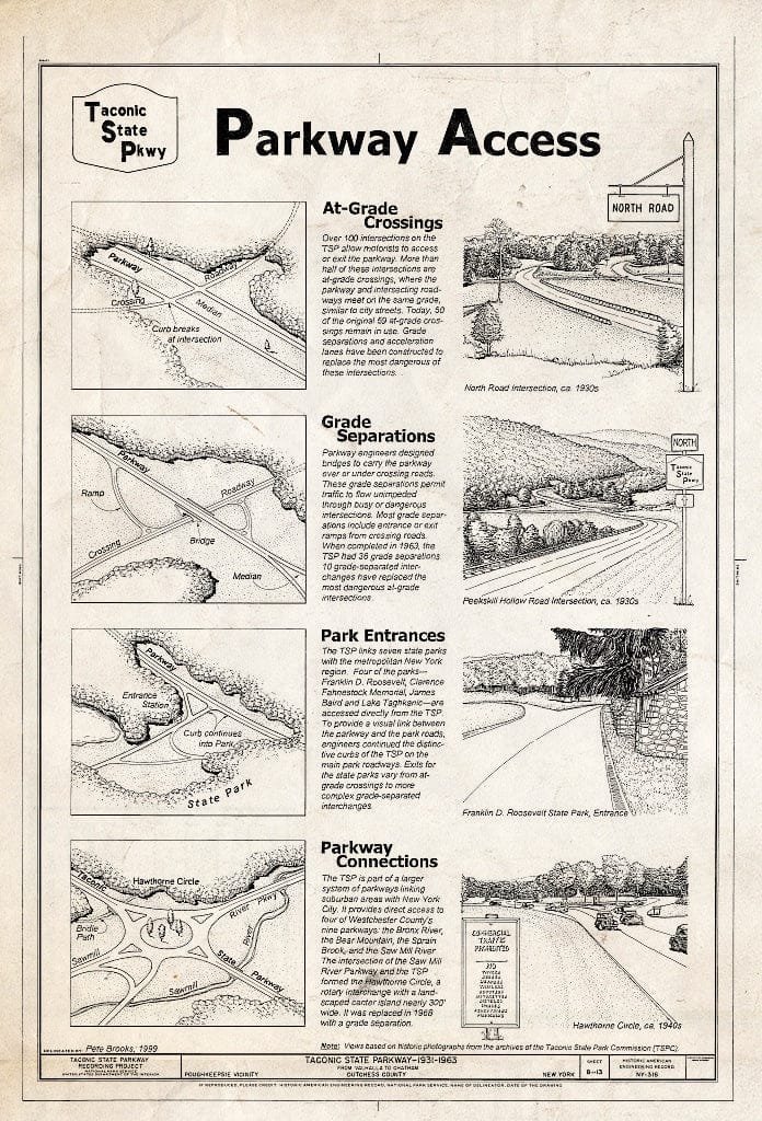Blueprint HAER NY,14-POKEP.V,1- (Sheet 8 of 13) - Taconic State Parkway, Poughkeepsie, Dutchess County, NY