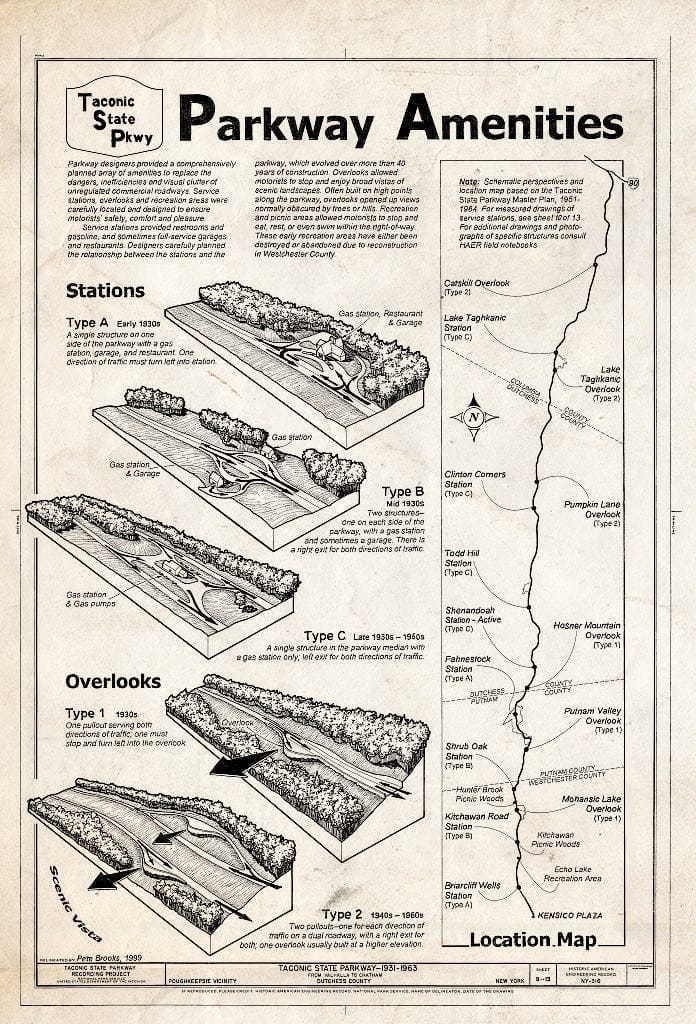 Blueprint HAER NY,14-POKEP.V,1- (Sheet 9 of 13) - Taconic State Parkway, Poughkeepsie, Dutchess County, NY