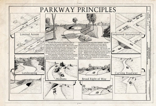 Blueprint HAER NY-327 (Sheet 7 of 22) - Bronx River Parkway Reservation, The Bronx to Kensico Dam, White Plains, Westchester County, NY