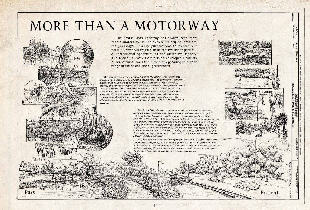 Blueprint HAER NY-327 (Sheet 9 of 22) - Bronx River Parkway Reservation, The Bronx to Kensico Dam, White Plains, Westchester County, NY