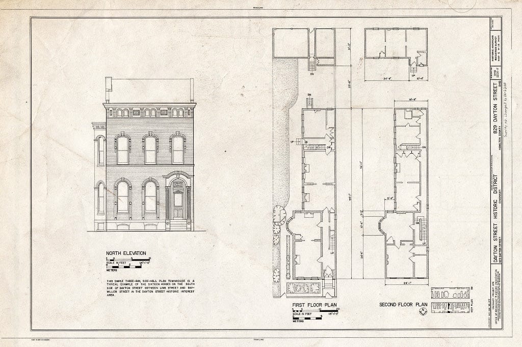 Blueprint HABS Ohio,31-CINT,13- (Sheet 6 of 14) - 808-938 Dayton Street & 923 Bank Street, 808-938 Dayton Street & 923 Bank Street, Cincinnati, Hamilton County, OH