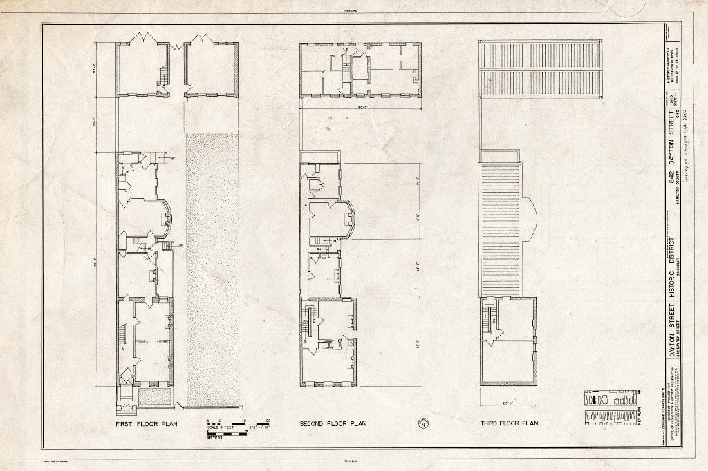Blueprint HABS Ohio,31-CINT,13- (Sheet 12 of 14) - 808-938 Dayton Street & 923 Bank Street, 808-938 Dayton Street & 923 Bank Street, Cincinnati, Hamilton County, OH
