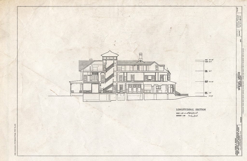 Blueprint HABS Ohio,72-FREMO,4- (Sheet 11 of 16) - Spiegel Grove, 1337 Hayes Avenue, Fremont, Sandusky County, OH