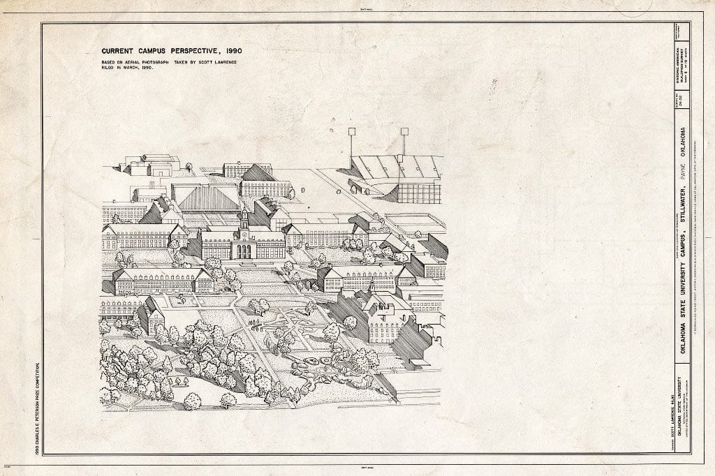Blueprint HABS OKLA,60-STIWA,1- (Sheet 5 of 10) - Oklahoma State University Campus, Stillwater, Payne County, OK