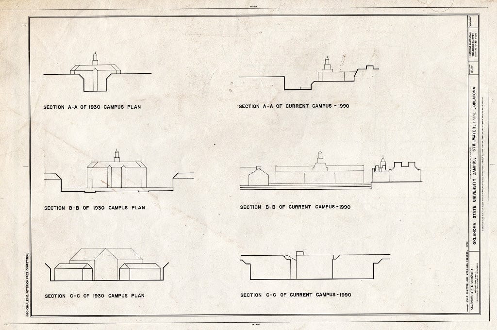 Blueprint HABS OKLA,60-STIWA,1- (Sheet 10 of 10) - Oklahoma State University Campus, Stillwater, Payne County, OK