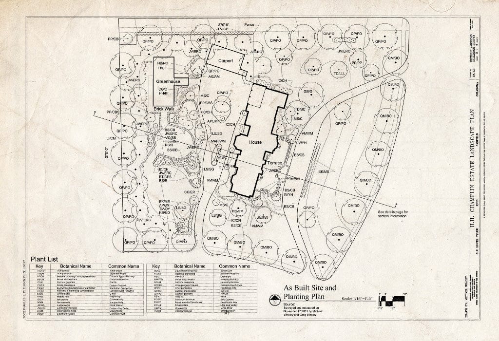 Blueprint HABS OK-63 (Sheet 3 of 4) - H.H. Champlin Estate, 612 South Tyler Avenue, Enid, Garfield County, OK