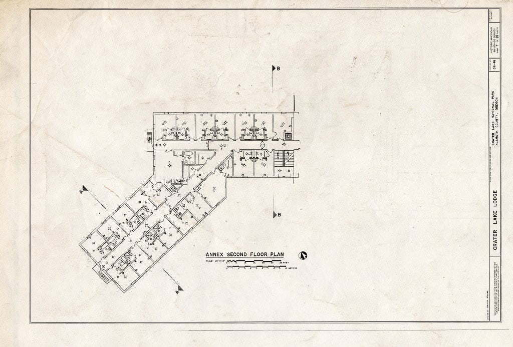 Blueprint HABS ORE,18-CRALA,1- (Sheet 7 of 25) - Crater Lake Lodge, Off Route 62, Klamath Falls, Klamath County, OR