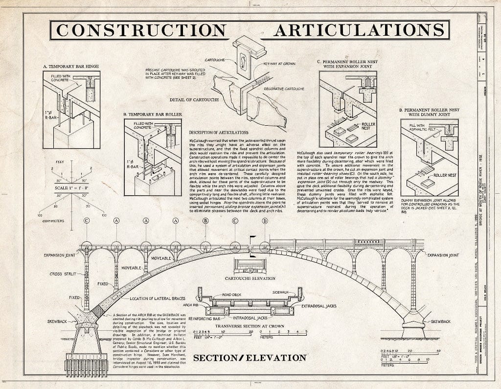 Blueprint HAER ORE,8-GOBE,1- (Sheet 3 of 4) - Bridge at Mouth of Rogue River, Spanning Rogue River on Oregon Coast Highway, Gold Beach, Curry County, OR