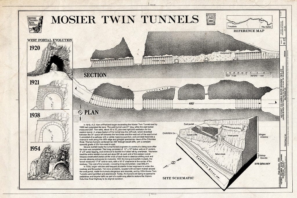 Blueprint HAER ORE,26-Trout.V,1- (Sheet 18 of 27) - Historic Columbia River Highway, Troutdale, Multnomah County, OR