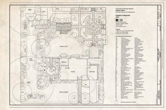 Blueprint 1. Existing Conditions 2010 - Gaiety Hollow, 545 Mission Street, Salem, Marion, OR