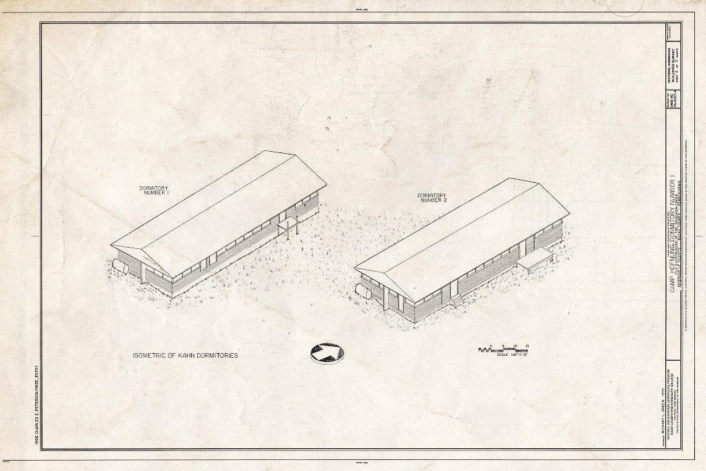 Blueprint HABS PA,9-PIPERV.V,1A- (Sheet 6 of 6) - Camp Hofnung, Dormitory No. 1, Old Easton Road at Tohickon Creek, Pipersville, Bucks County, PA