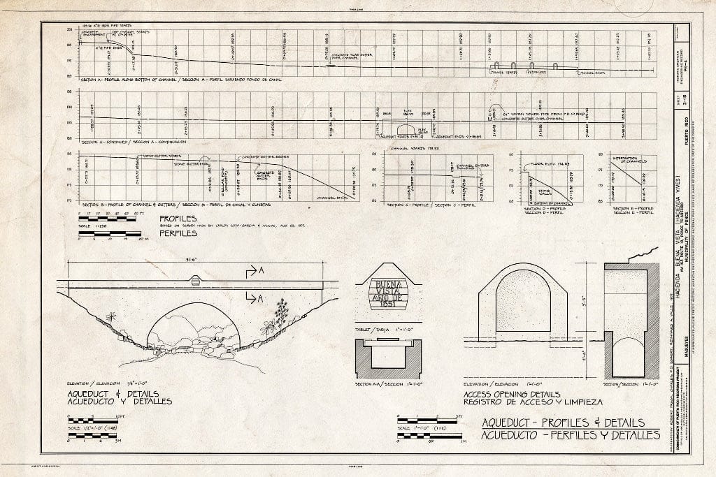 Blueprint HAER PR,6-MAGU,1- (Sheet 3 of 15) - Hacienda Buena Vista, PR Route 10 (Ponce to Arecibo), Magueyes, Ponce Municipio, PR