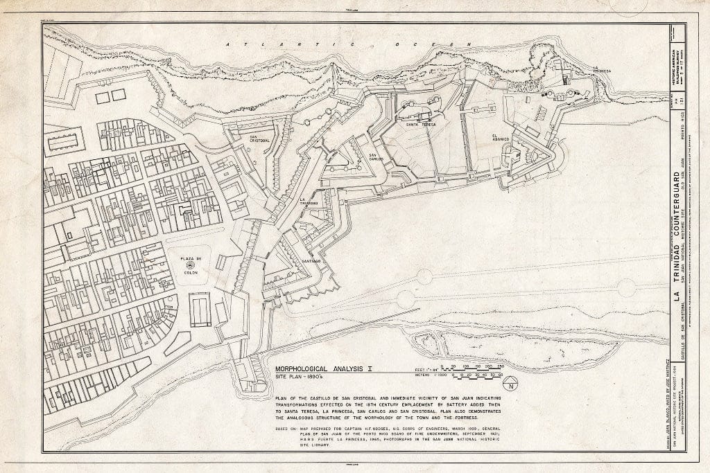 Blueprint HABS PR,7-SAJU,59- (Sheet 3 of 17) - La Trinidad Counterguard, San Juan, San Juan Municipio, PR