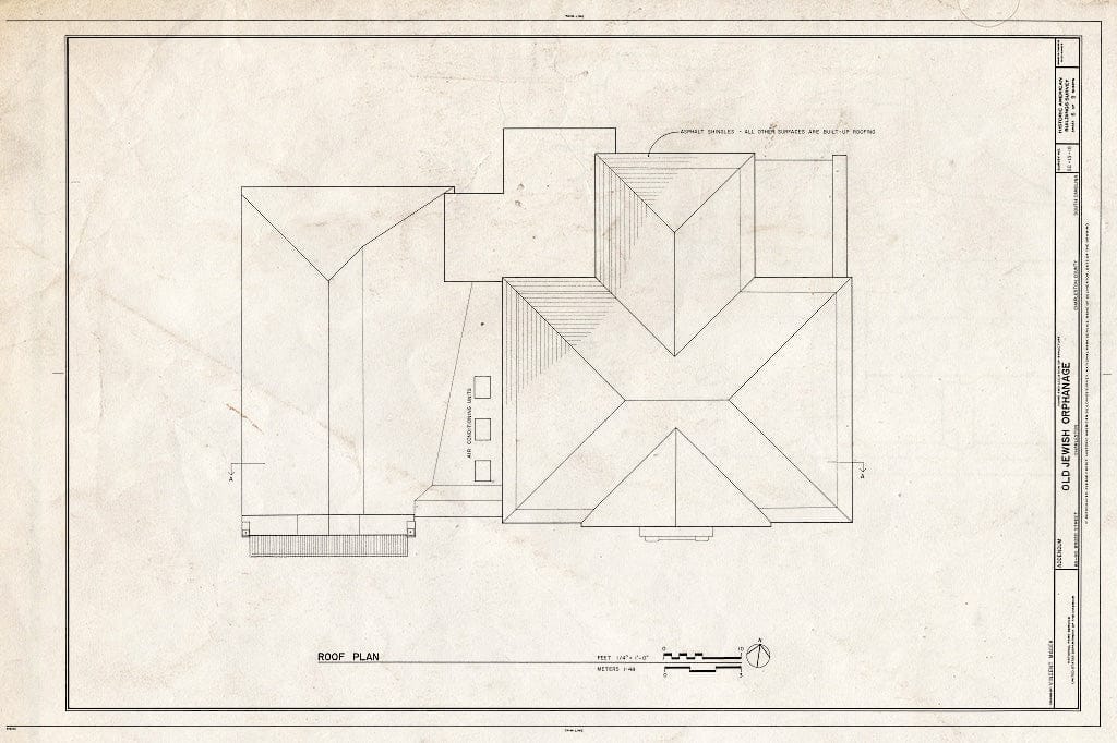 Blueprint HABS SC,10-Char,68- (Sheet 6 of 9) - Old Jewish Orphanage, 88 Broad Street, Charleston, Charleston County, SC
