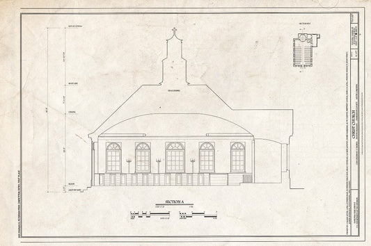 Blueprint 6. Section - Christ Church, 2304 Highway 17 North, Mount Pleasant, Charleston County, SC