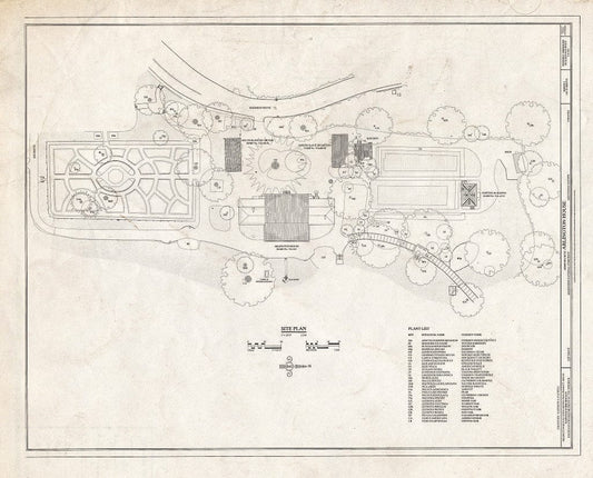 Blueprint HABS VA,7-ARL,1- (Sheet 2 of 23) - Arlington House, Lee Drive, Arlington National Cemetery, Arlington, Arlington County, VA