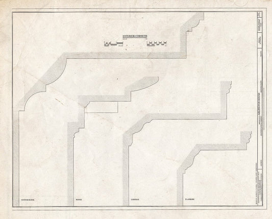 Blueprint HABS VA,7-ARL,1- (Sheet 23 of 23) - Arlington House, Lee Drive, Arlington National Cemetery, Arlington, Arlington County, VA