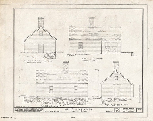 Blueprint 17. Kitchen: elevations - Sully, 3650 Historic Sully Way, Chantilly, Fairfax County, VA
