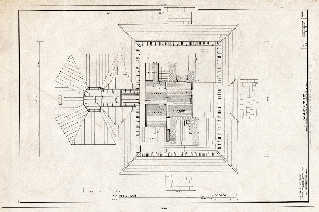 Blueprint HABS VA.44-Rich,8- (Sheet 6 of 16) - Governor's Mansion, Capitol Square, Richmond, Independent City, VA