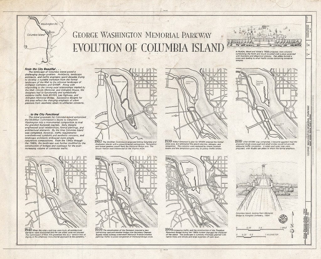 Blueprint HAER VA,30-,8- (Sheet 6 of 21) - George Washington Memorial Parkway, Along Potomac River from McLean to Mount Vernon, VA, Mount Vernon, Fairfax County, VA