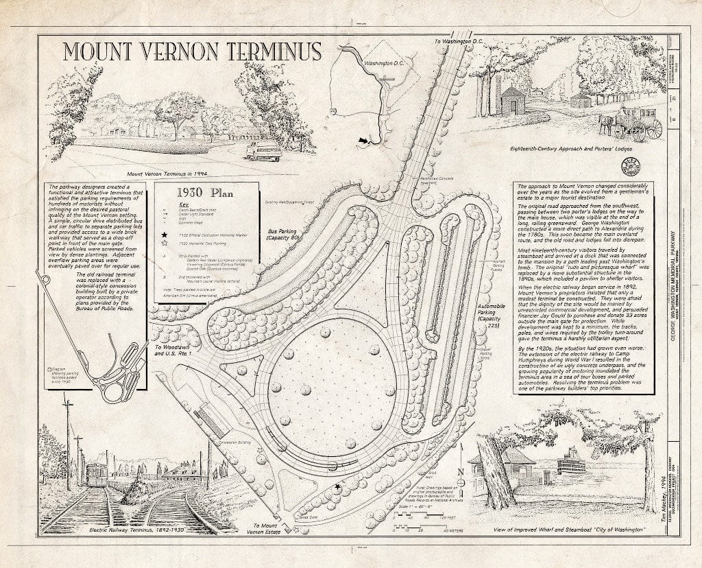 Blueprint HAER VA,30-,8- (Sheet 11 of 21) - George Washington Memorial Parkway, Along Potomac River from McLean to Mount Vernon, VA, Mount Vernon, Fairfax County, VA