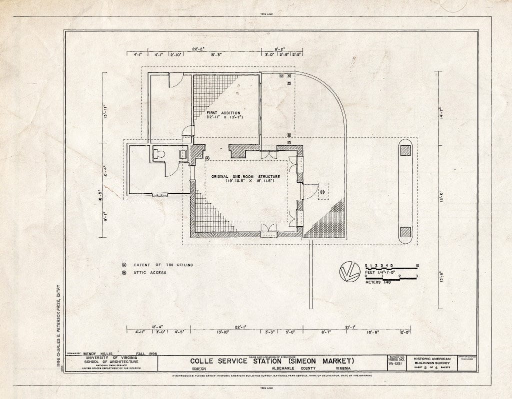 Blueprint Plan - Colle Service Station, State Routes 732 & 53, Simeon, Albemarle County, VA