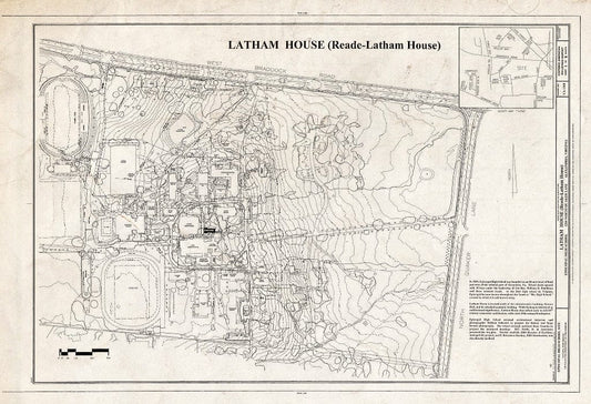 Blueprint HABS VA,7-Alex,183 (Sheet 1 of 8) - Latham House, 1200 North Quaker Lane, Alexandria, Independent City, VA