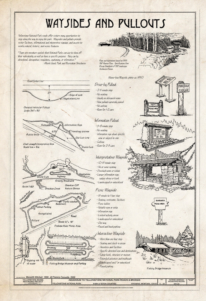 Blueprint HAER WYO,20-YELNAP,9- (Sheet 9 of 11) - Yellowstone Roads & Bridges, Lake, Teton County, WY