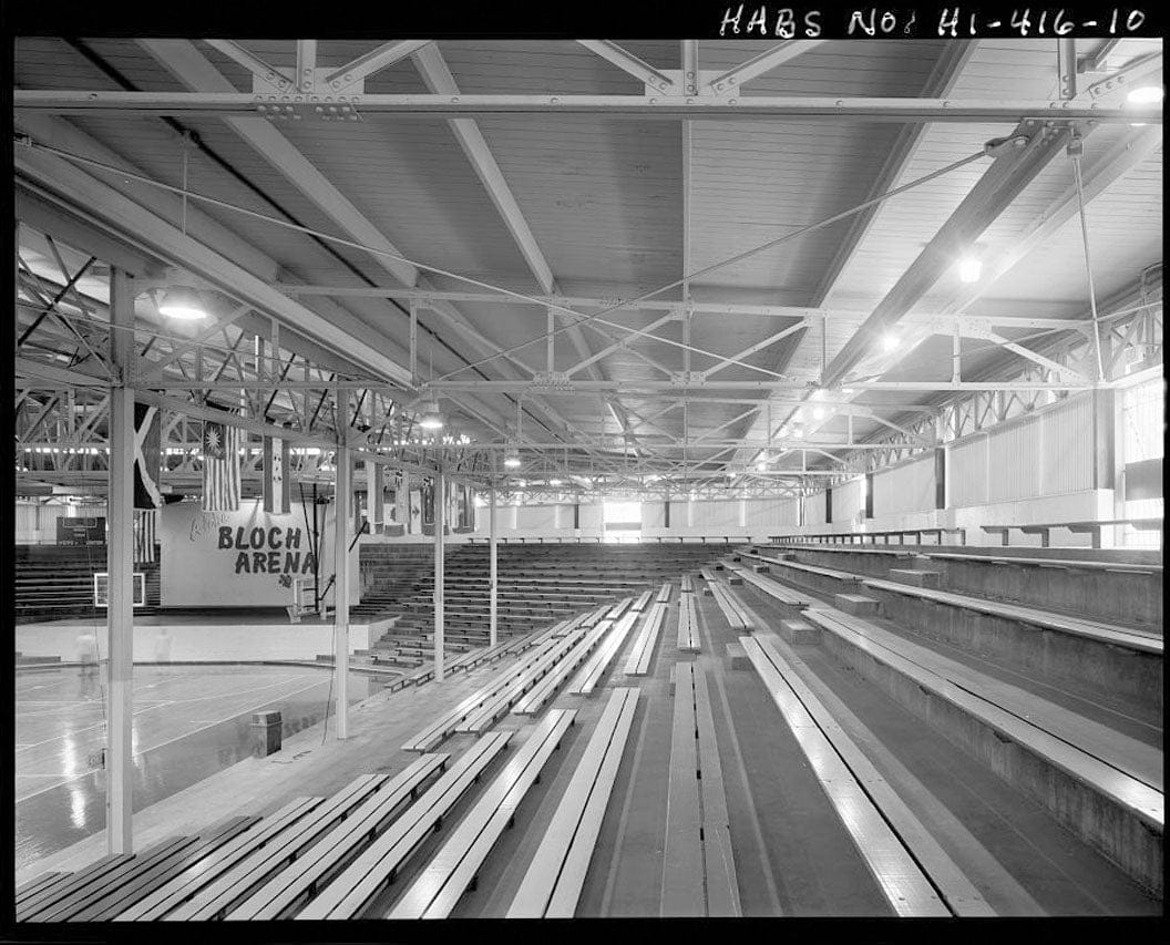 Historic Photo : U.S. Naval Base, Pearl Harbor, Bloch Recreation Center & Arena, Between Center Drive & North Road near Nimitz Gate, Pearl City, Honolulu County, HI 8 Photograph