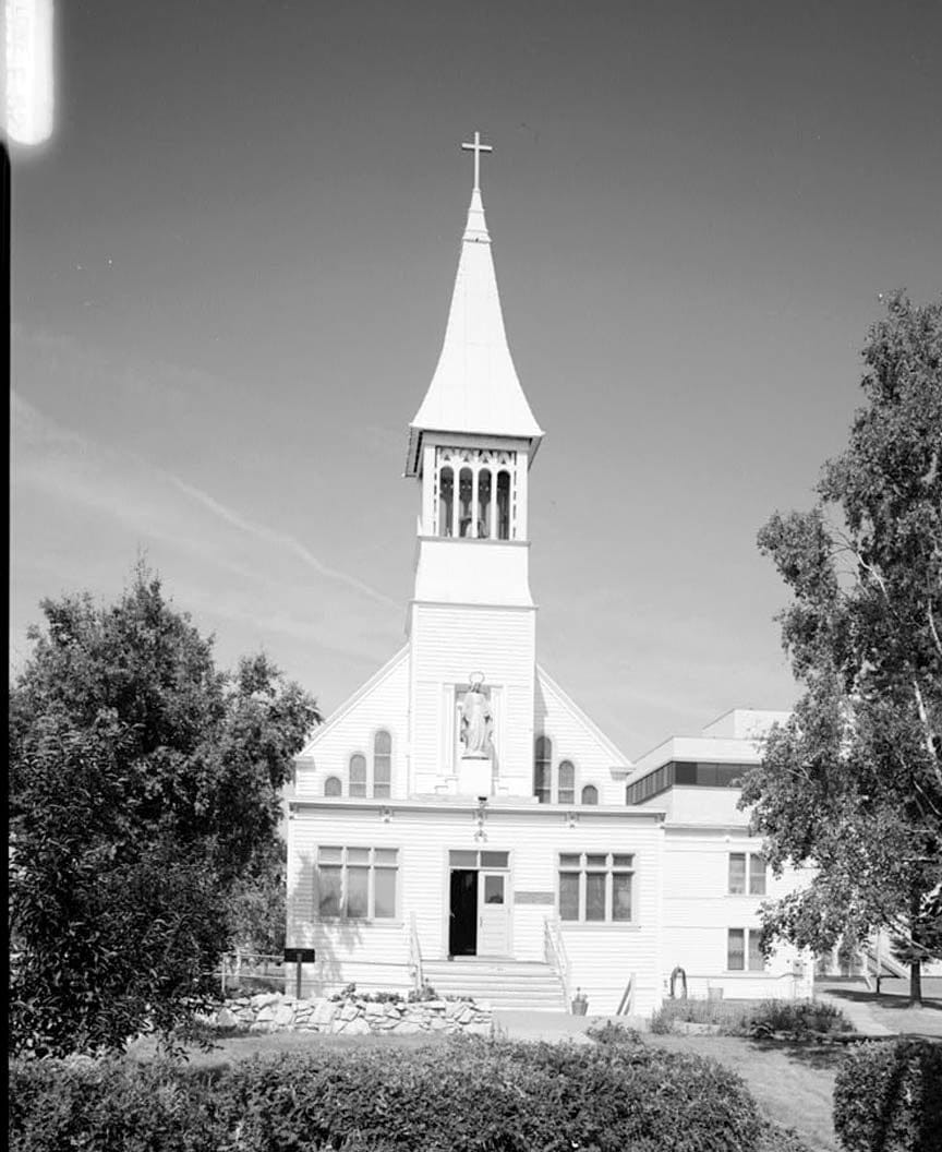 Historic Photo : Immaculate Conception Roman Catholic Church, 115 North Cushman Street, Fairbanks, Fairbanks North Star Borough, AK 4 Photograph
