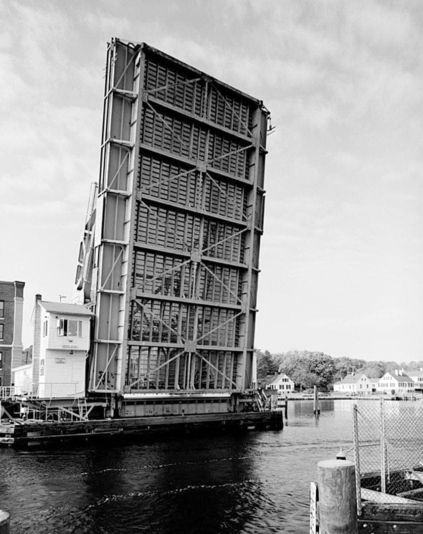 Historic Photo : Mystic River Bridge, Spanning Mystic River at U.S. Route 1, Groton, New London County, CT 7 Photograph