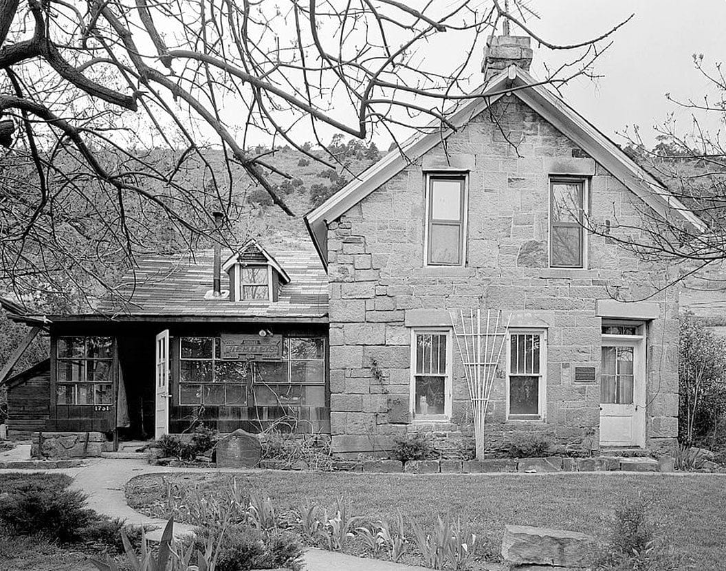 Historic Photo : Rooney Ranch, Main House, Rooney Road & West Alamdea Parkway, Morrison, Jefferson County, CO 1 Photograph