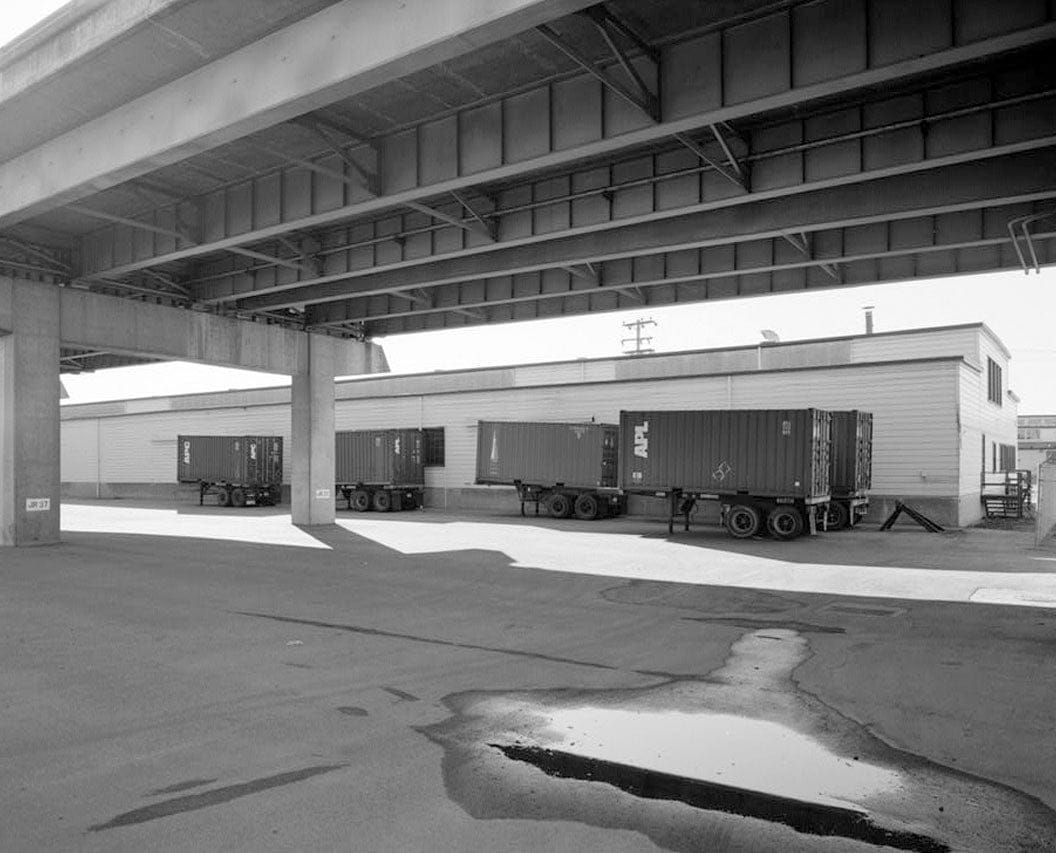 Historic Photo : Oakland Army Base, Box & Crate Shop, Ukraine Street & Warehouse Road, Oakland, Alameda County, CA 2 Photograph