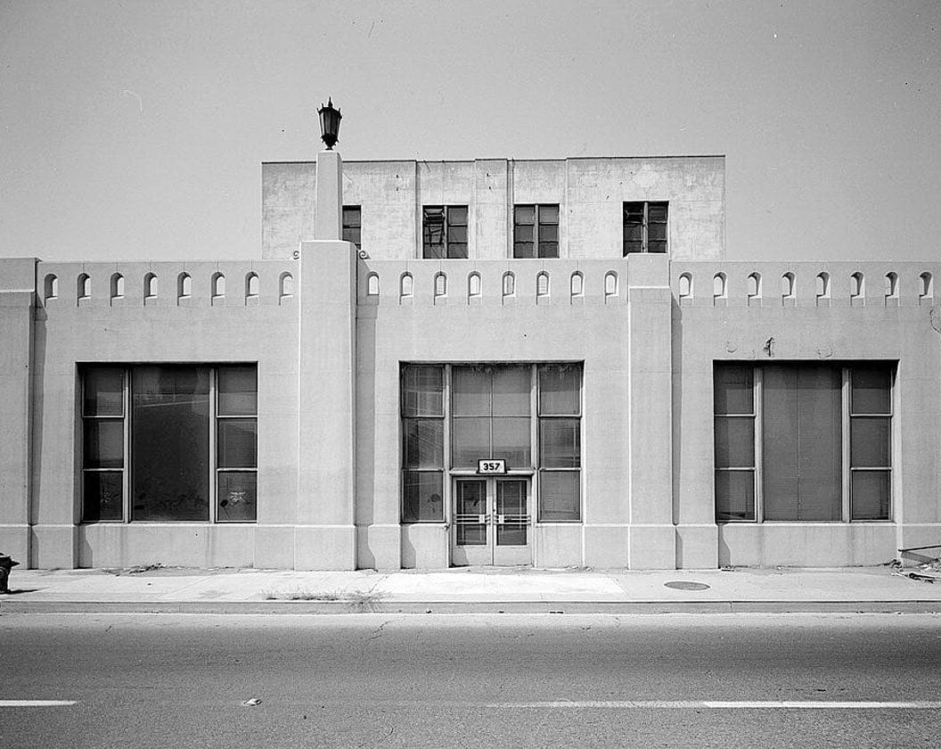 Historic Photo : Los Angeles Union Passenger Terminal, Mail, Baggage, & Express Building, 800 North Alameda Street, Los Angeles, Los Angeles County, CA 4 Photograph