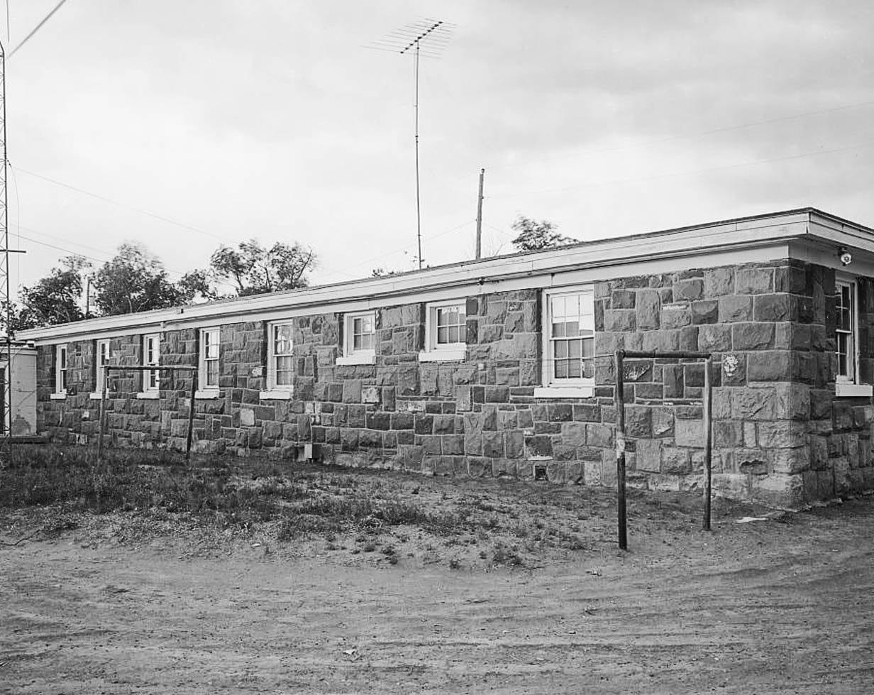 Historic Photo : Pinon Boarding School, Dormitories, Navajo Route 41, North of Navajo Route 4, Pinon, Navajo County, AZ 1 Photograph