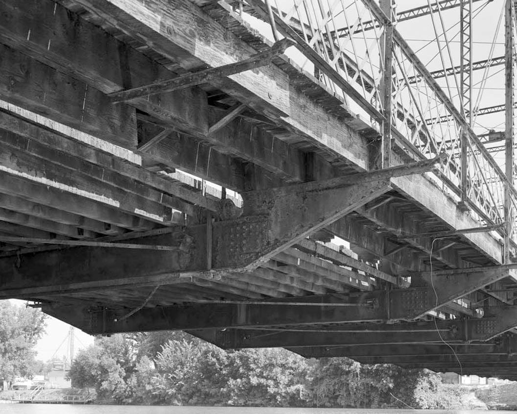 Historic Photo : Traer Street Bridge, Spanning Shell Rock River at Traer Street, Greene, Butler County, IA 6 Photograph