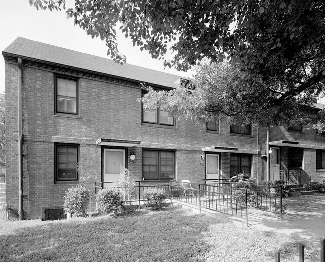Historic Photo : Clark Howell Homes, Building 12-B, 516 Lovejoy Street, Atlanta, Fulton County, GA 2 Photograph