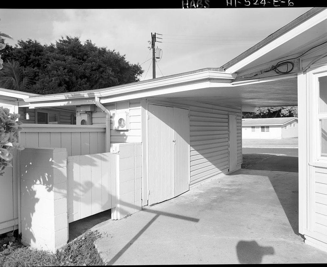 Camp H.M. Smith and Navy Public Works Center Manana Title VII (Capehart) Housing, M-Shaped Four-Bedroom Duplex Type 5, Birch Circle, Cedar Drive, Pearl City, Honolulu County, HI 2