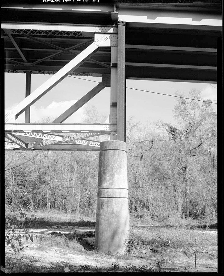 Historic Photo : Apalachicola River Bridge, State Route 20 spanning the Apalachicola River, Blountstown, Calhoun County, FL 9 Photograph