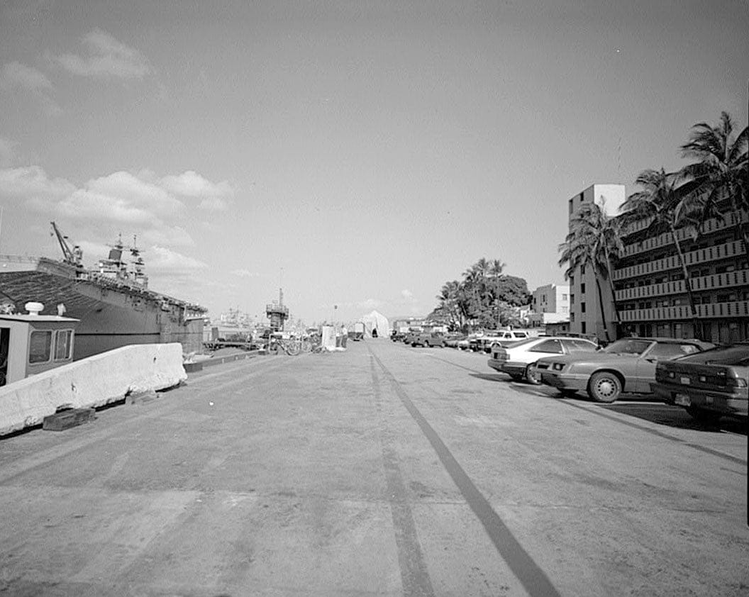 U.S. Naval Base, Pearl Harbor, Naval Submarine Base, Berthing Wharf S1, South Waterfront Road along north side of Quarry Loch, Pearl City, Honolulu County, HI 1
