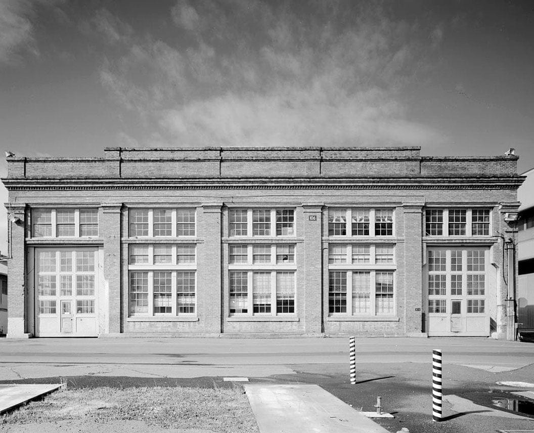 Historic Photo : Mare Island Naval Shipyard, Boat Shop, California Avenue, west side between Ninth & Tenth Streets, Vallejo, Solano County, CA 2 Photograph