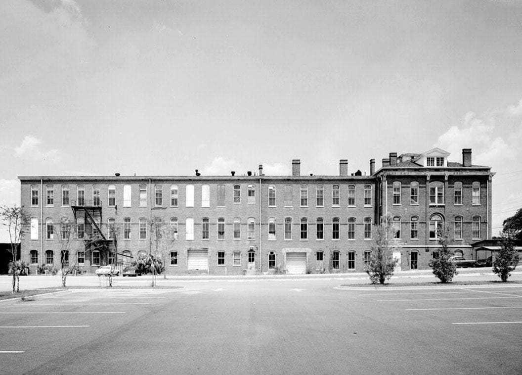 Historic Photo : Central of Georgia Railway, Red (Administration) Building, 233 West Broad Street, Savannah, Chatham County, GA 1 Photograph